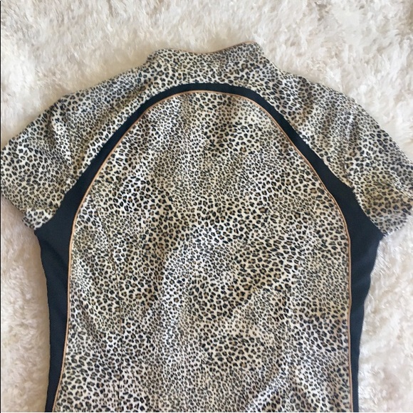 Cheetah Animal Print Sport Shirt Size S - Picture 7 of 8